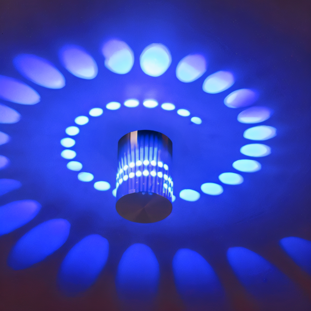 VividSpire LED Color Changing Wall Light – Modern Indoor Illumination