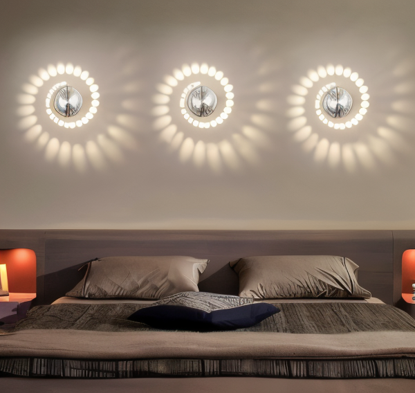 VividSpire LED Color Changing Wall Light – Modern Indoor Illumination