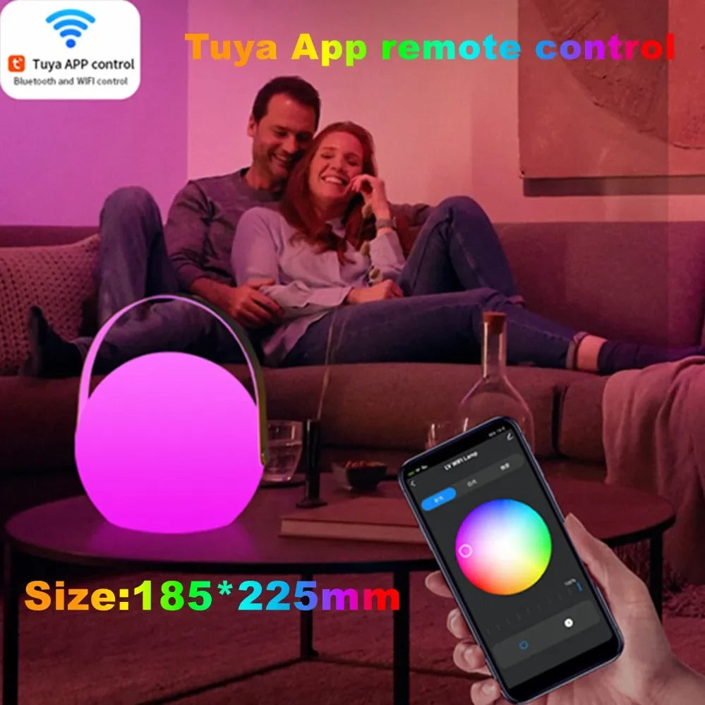 VersaGlow Wireless LED Table Lamp with Remote Control
