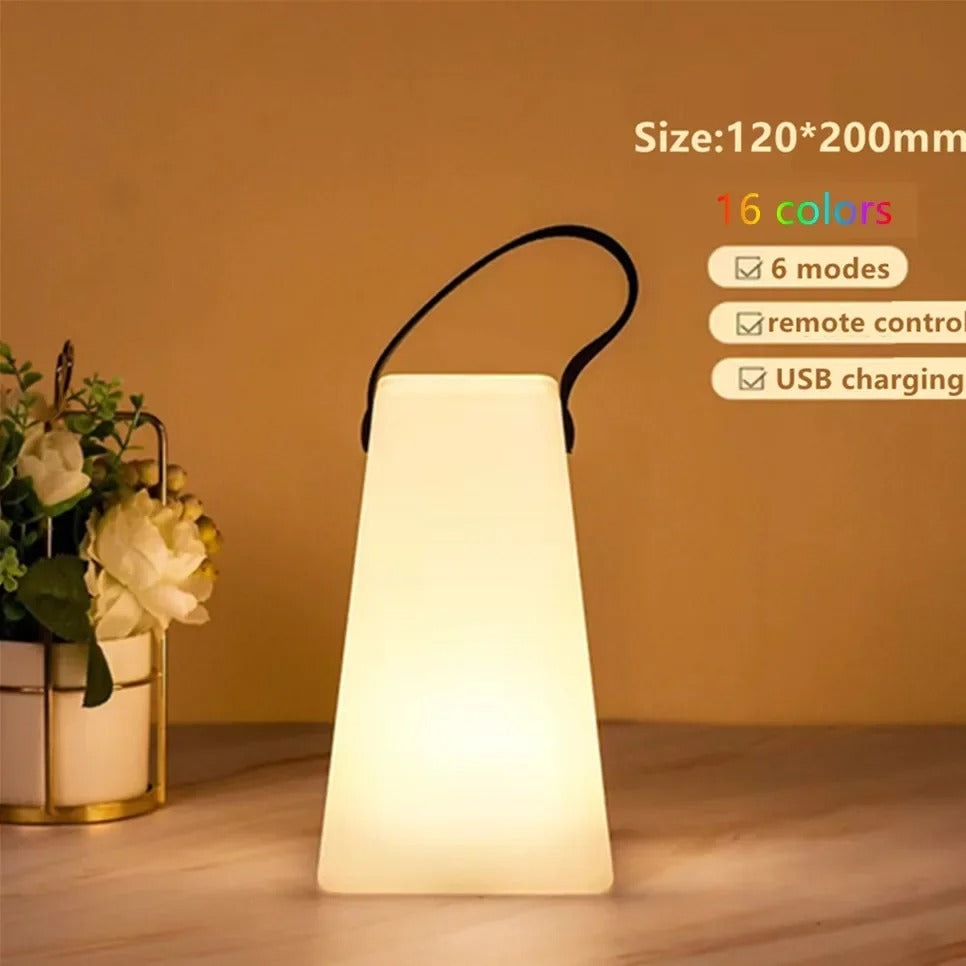 VersaGlow Wireless LED Table Lamp with Remote Control