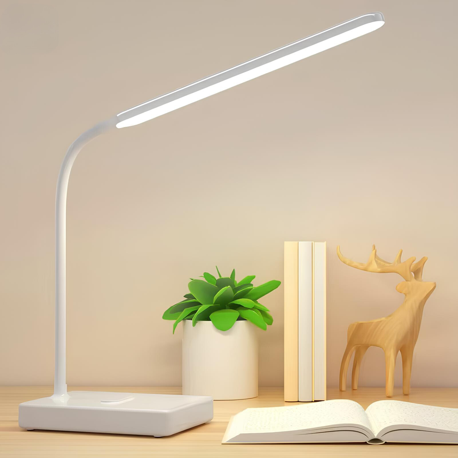 Versatile GlowPro Desk Lamp with Adjustable Flexibility
