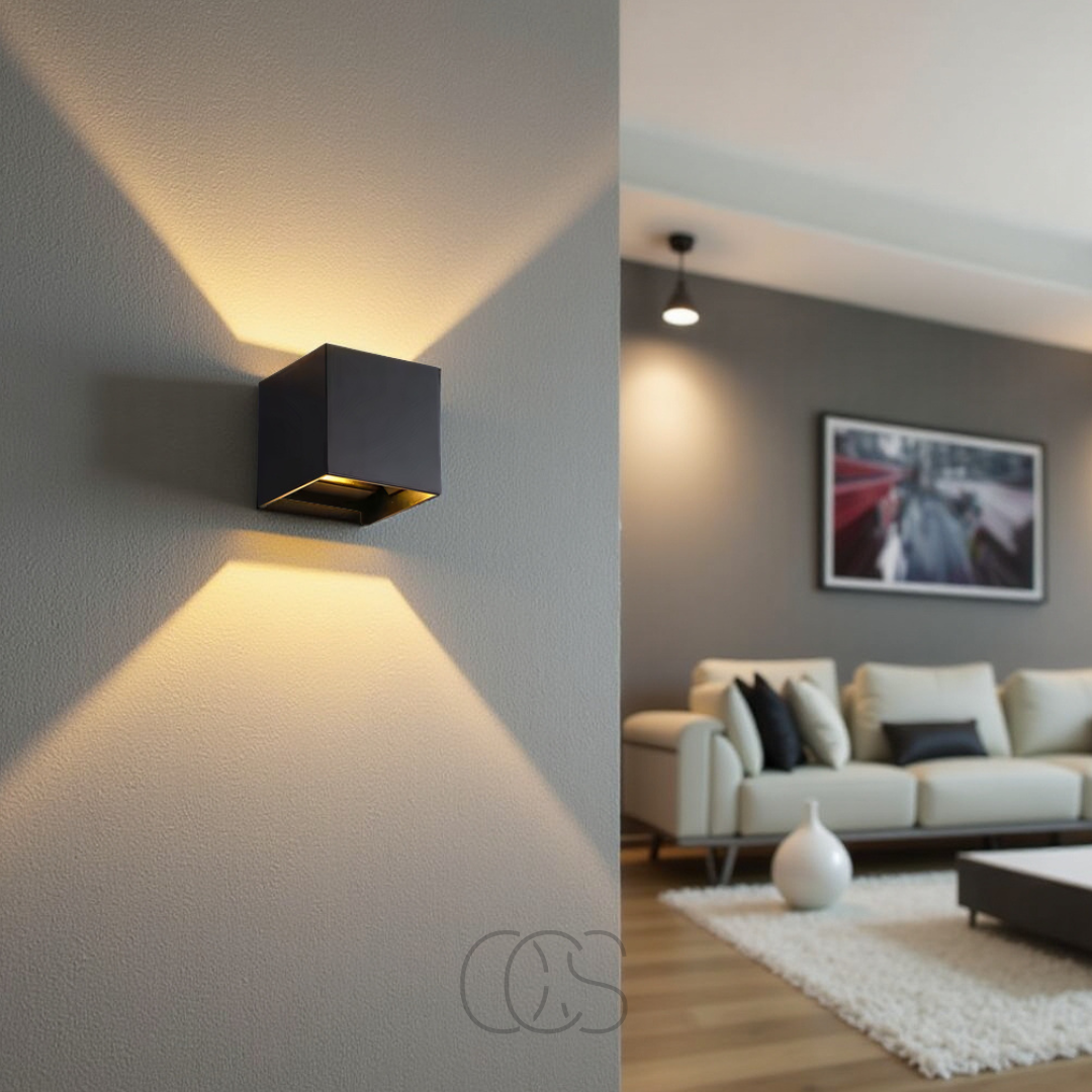 Elegant Motion-Activated LED Wall Lamp - 2700K Warm Glow