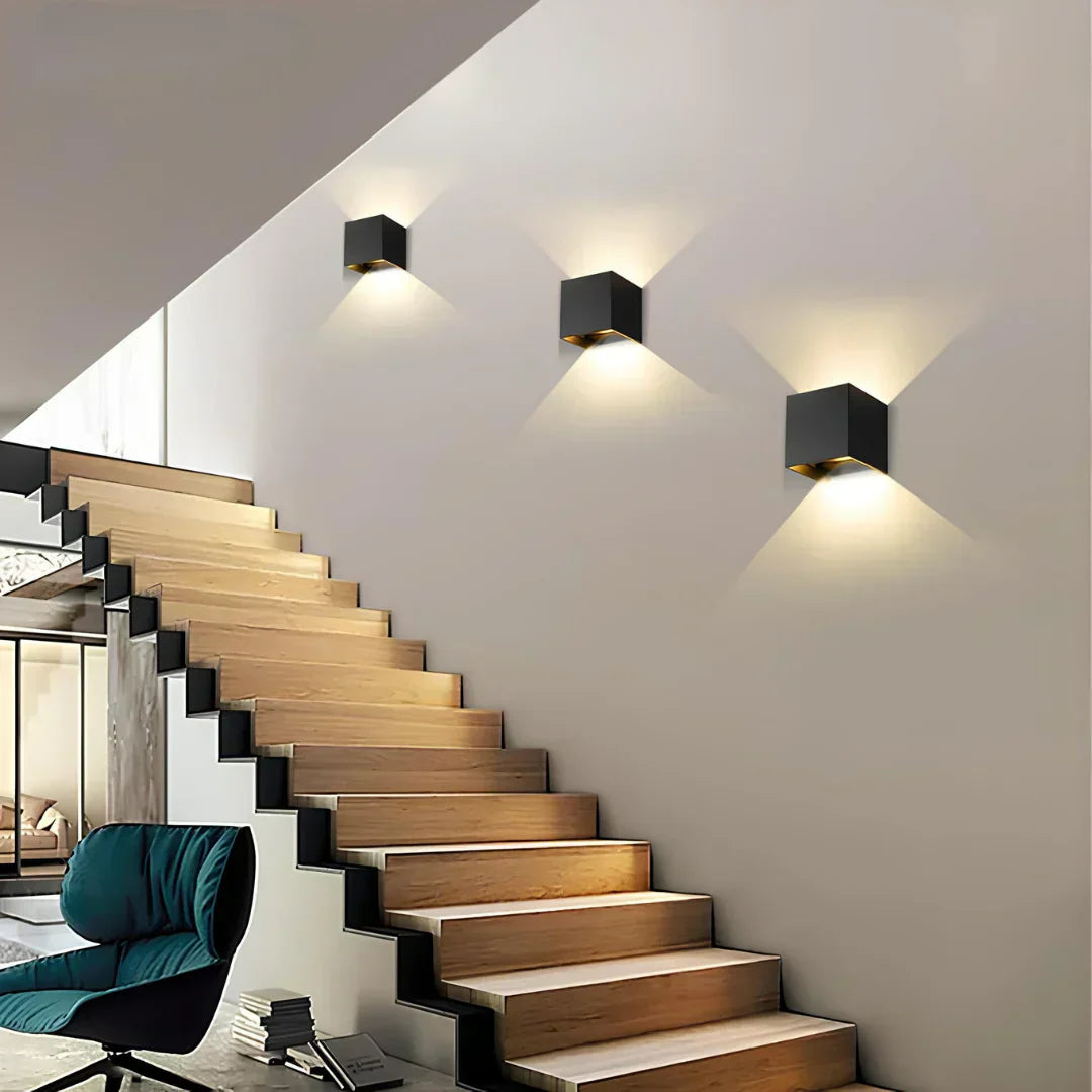 Elegant Motion-Activated LED Wall Lamp - 2700K Warm Glow