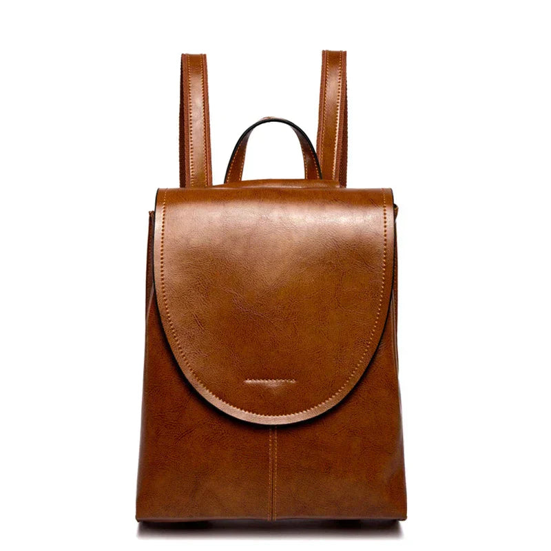 Sophisticated Leather Backpack for Everyday Elegance