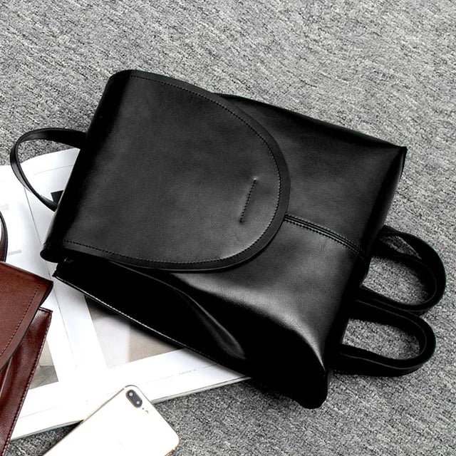 Sophisticated Leather Backpack for Everyday Elegance