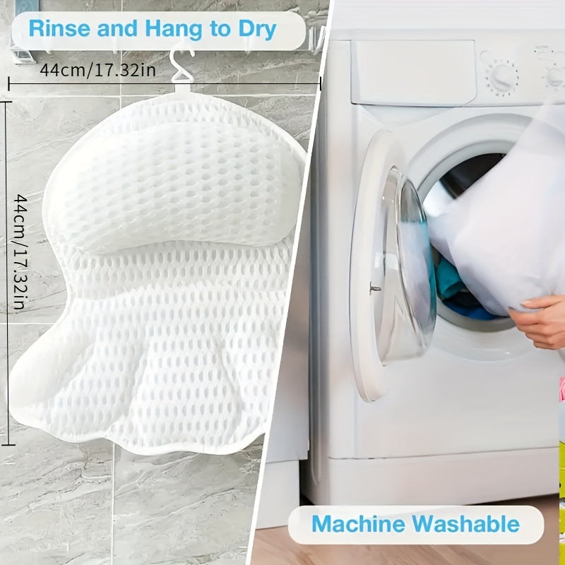SerenityCloud 4D Bath Support Pillow for Ultimate Comfort