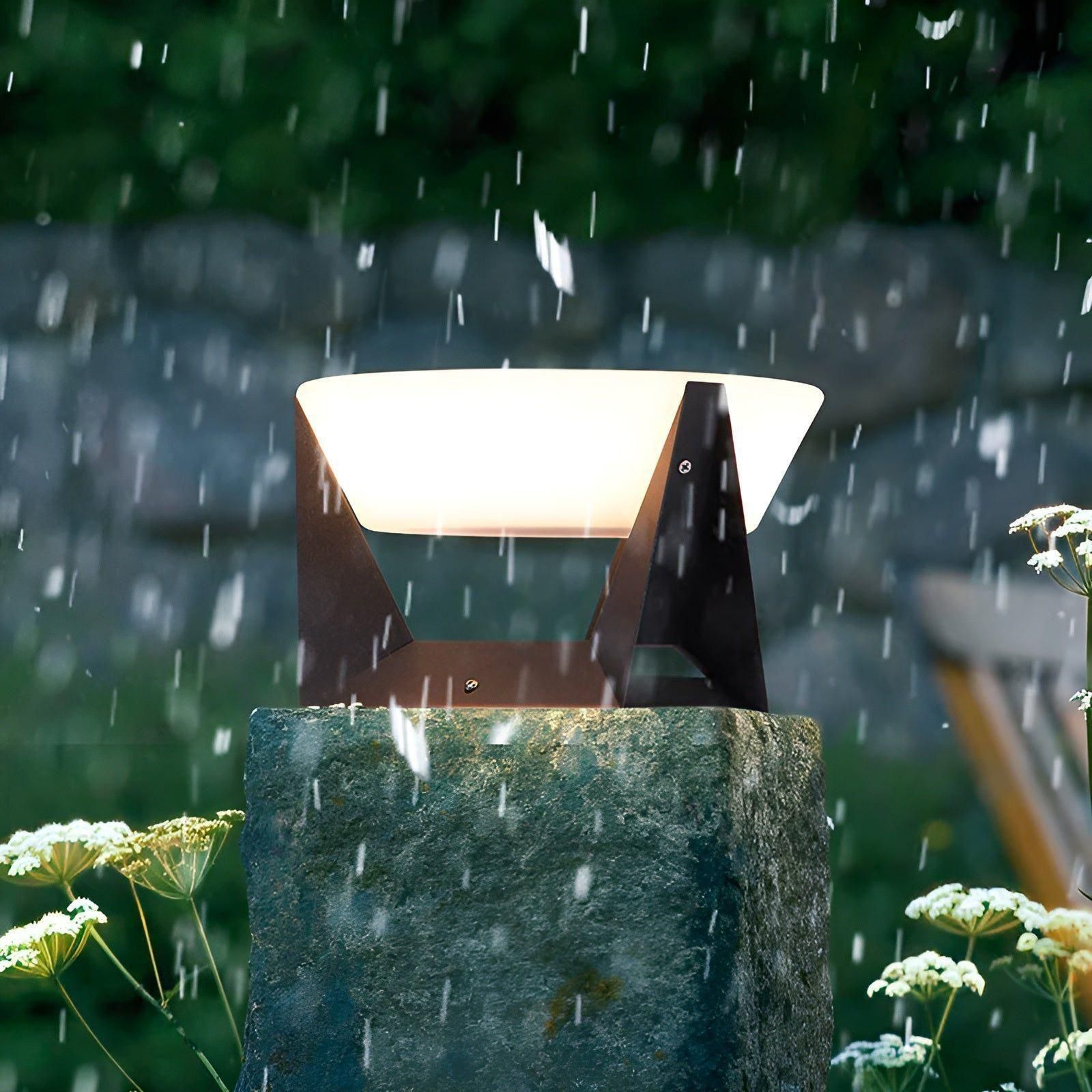 Serenity Solar Japanese-Inspired Garden Light with LED