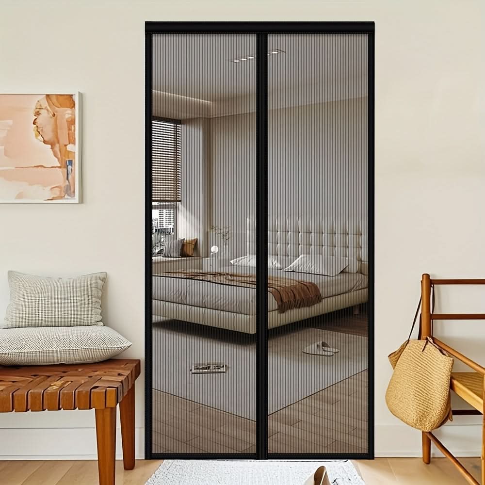 Magnetic Insect Screen Curtain for Convenient Mosquito Defense