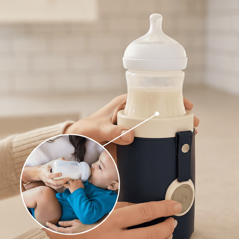 Portable Bottle Heater for Convenient Warm Feeding On-the-Go
