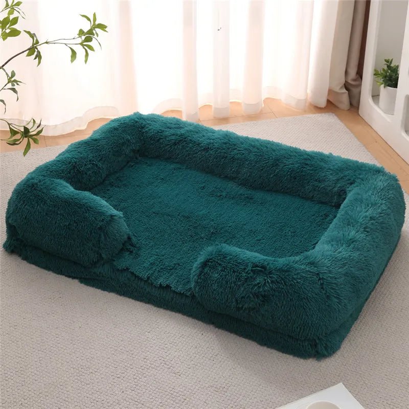 Luxurious Foam Pet Rest with Supportive Side Cushions