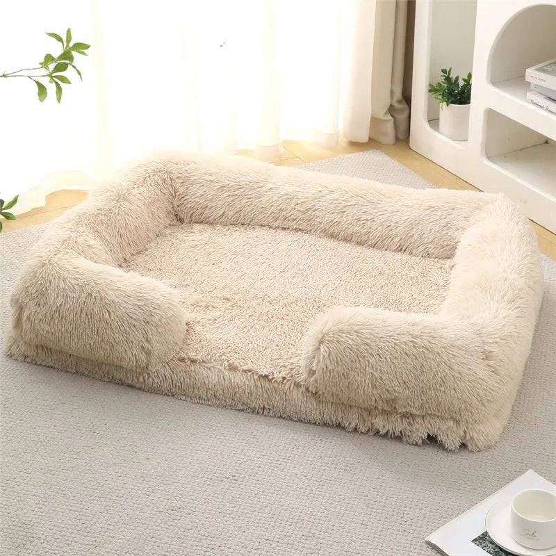 Luxurious Foam Pet Rest with Supportive Side Cushions