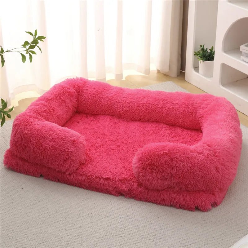 Luxurious Foam Pet Rest with Supportive Side Cushions