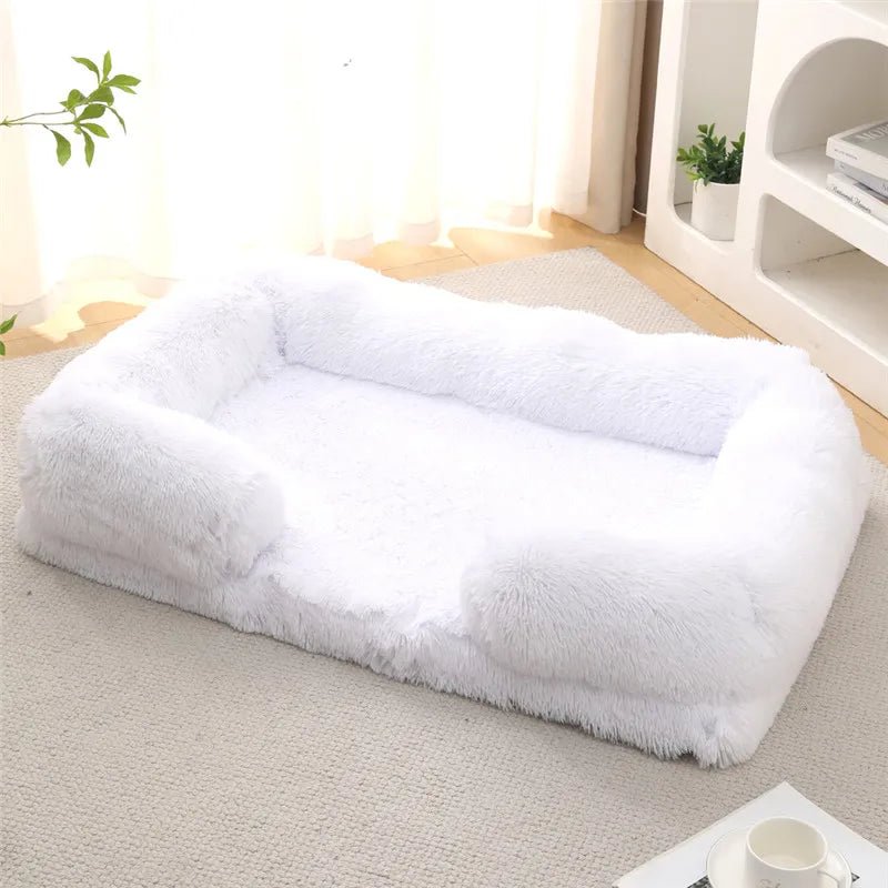 Luxurious Foam Pet Rest with Supportive Side Cushions