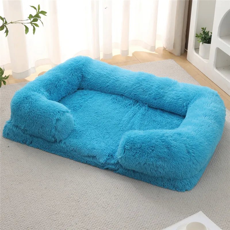 Luxurious Foam Pet Rest with Supportive Side Cushions