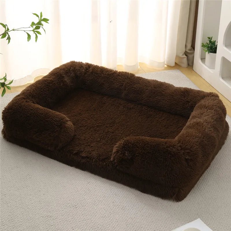 Luxurious Foam Pet Rest with Supportive Side Cushions