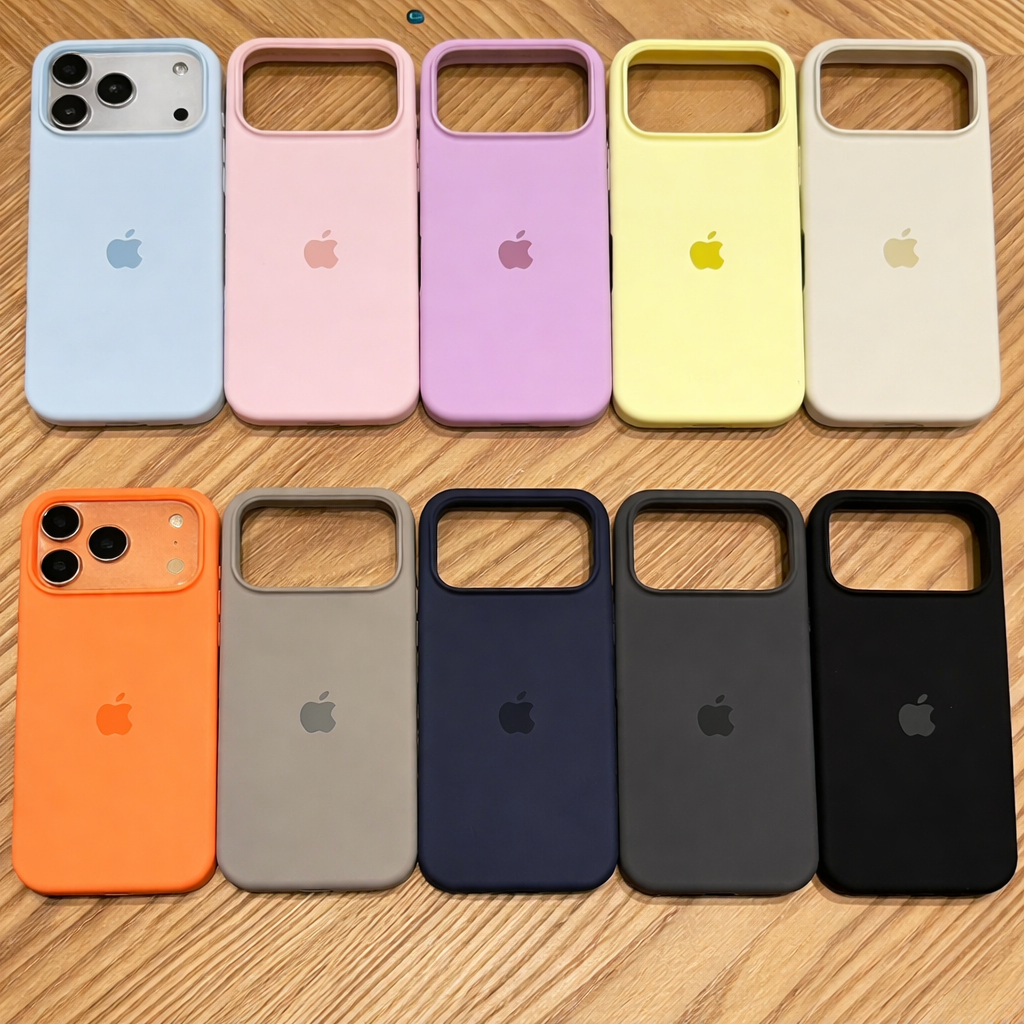 Silicone Case with Soft-Touch Finish | Slim & Shockproof | For iPhone