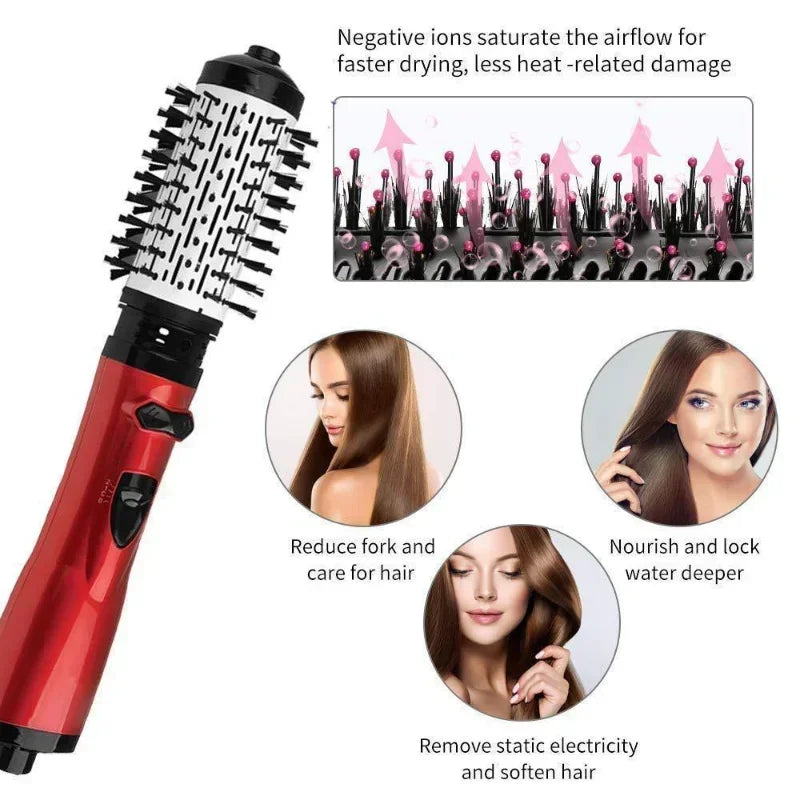 Ultimate 3-in-1 Hair Styling Tool: Dryer, Straightener & Curler