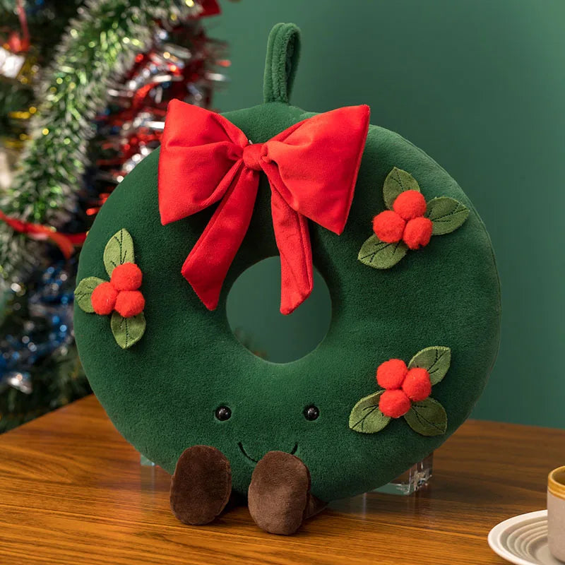 Festive Gingerbread Cuddle Companion – Soft Holiday Pillow