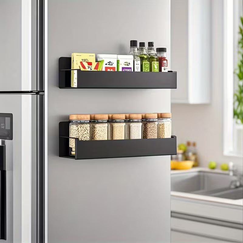 Magnetic Shelf Bracket | No-Drill Side Shelf | Space-Saving Storage