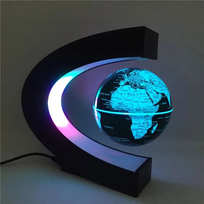 Magnetic Levitation Night Lamp – Floating Globe Design