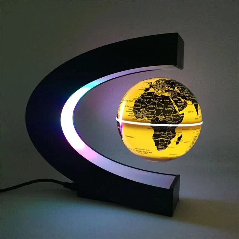 Magnetic Levitation Night Lamp – Floating Globe Design