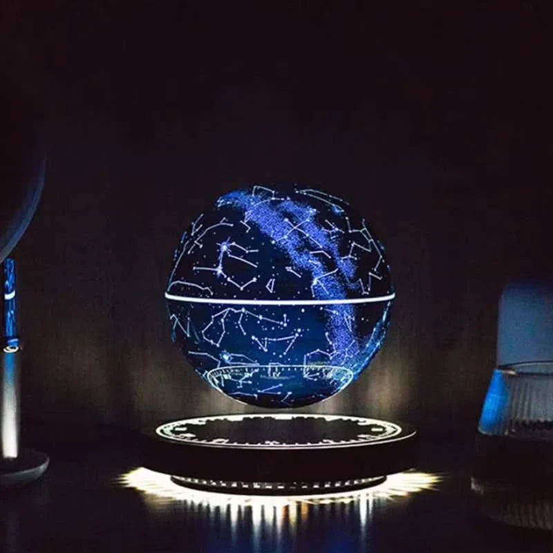 Floating Earth Lamp with Magnetic Rotating Display