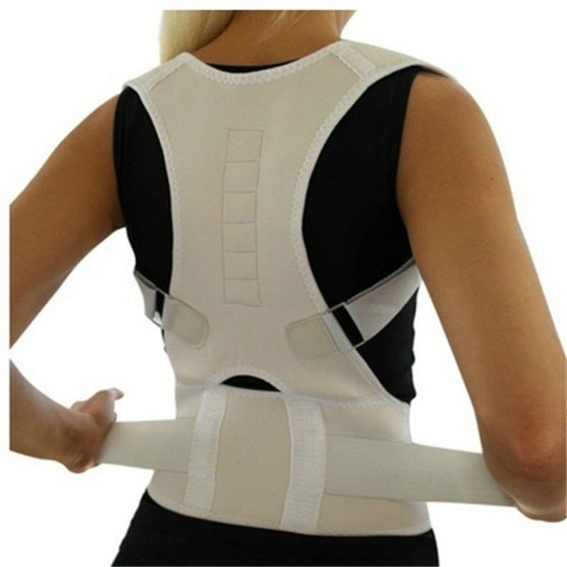 Adjustable Magnetic Back Support for Posture Correction