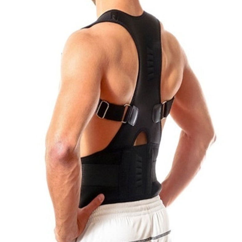 Adjustable Magnetic Back Support for Posture Correction