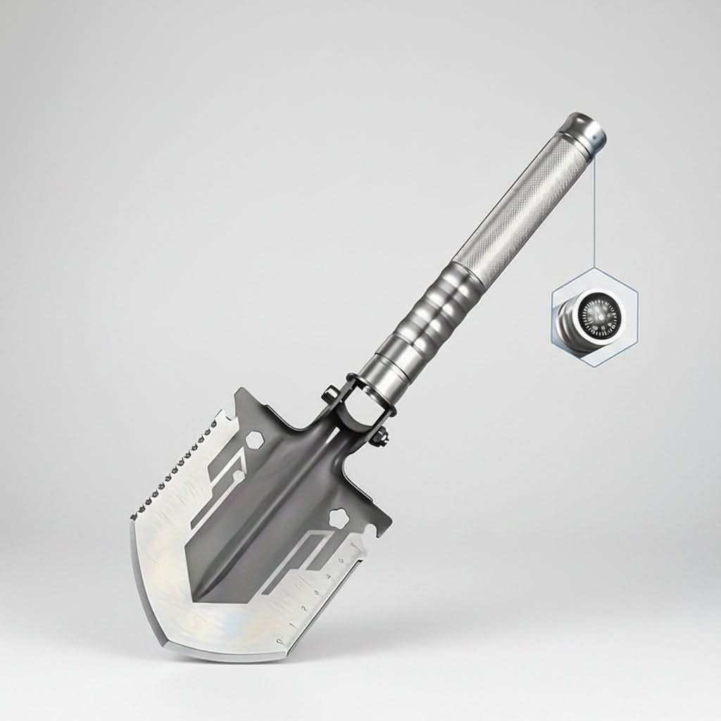Folding Compact Shovel for Outdoor and Emergency Situations