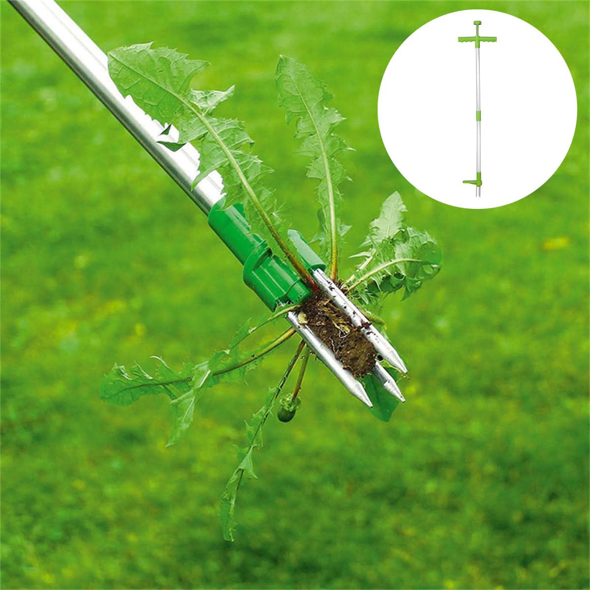 Stand-Up Weed Remover for Effortless and Clean Garden Care