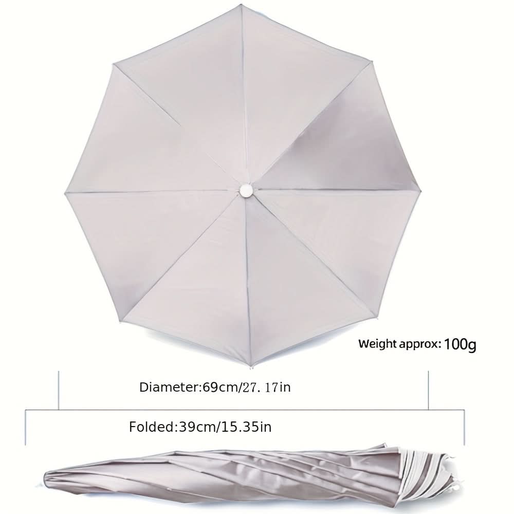 Hands-Free Umbrella Hat for Sun Protection – Lightweight Outdoor Gear