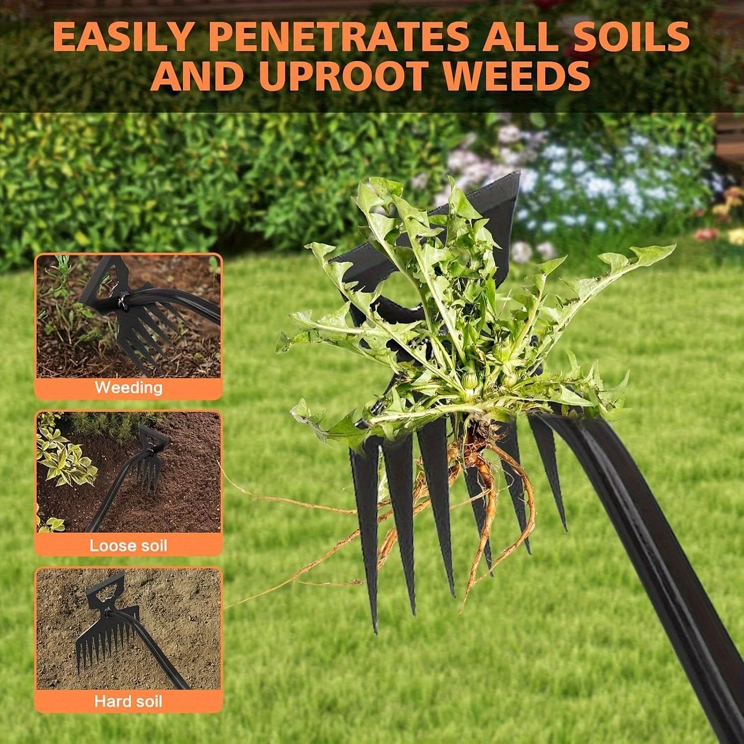 Durable Garden Weeding Tool for Quick Cleanup and Maintenance