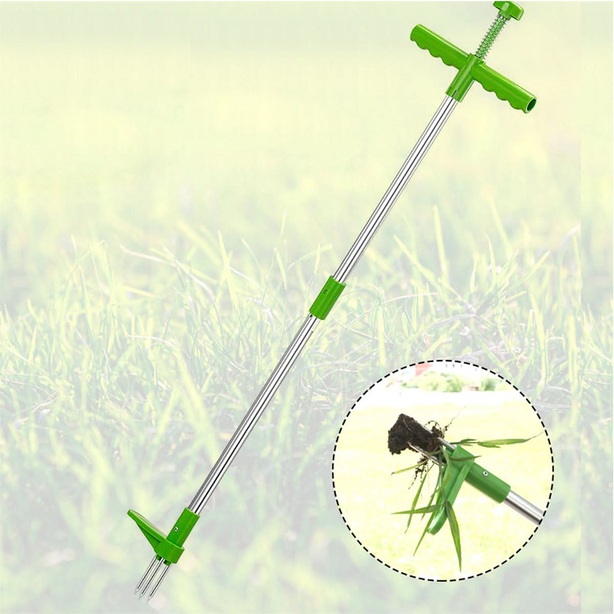 Stand-Up Weed Remover for Effortless and Clean Garden Care