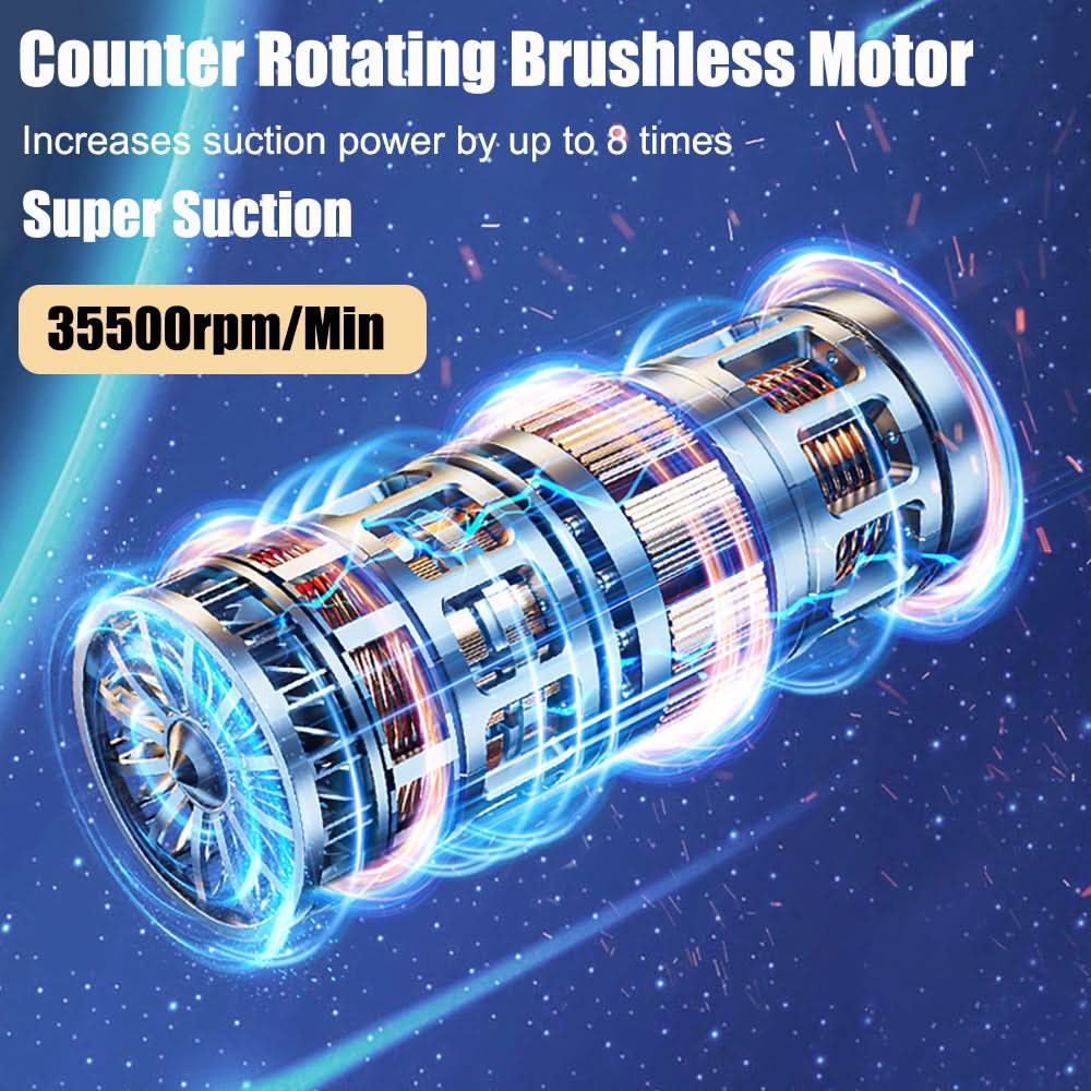 Cordless Handheld Vacuum Cleaner with Strong Suction Power