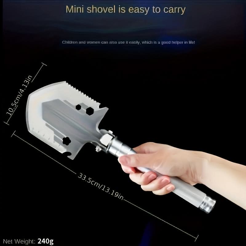 Compact Folding Shovel for Outdoor and Emergency Situations