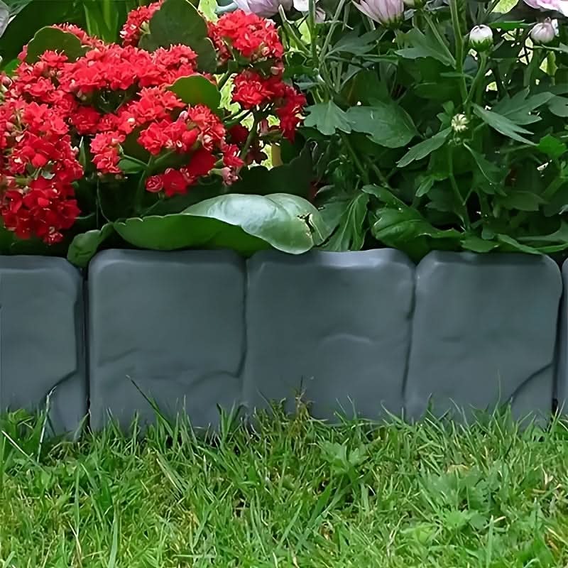 Decorative Garden Edging Stones for Neat Lawn Borders