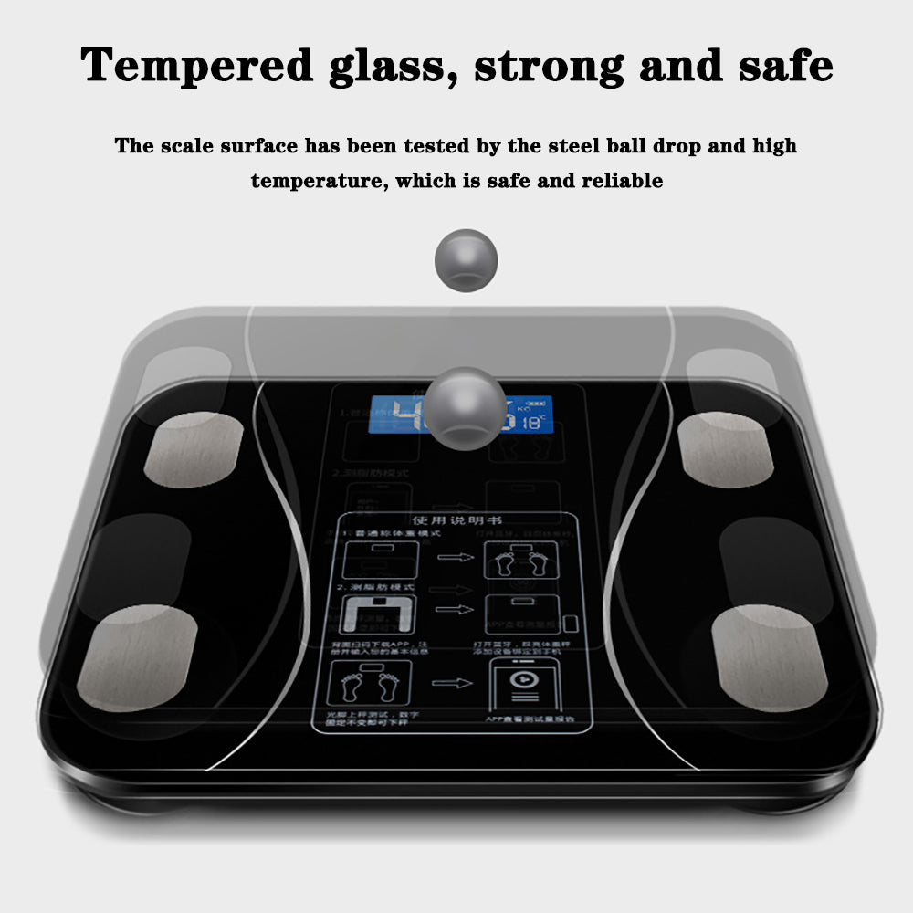 HealthMate Digital Weight Monitor – Compact LCD Scale
