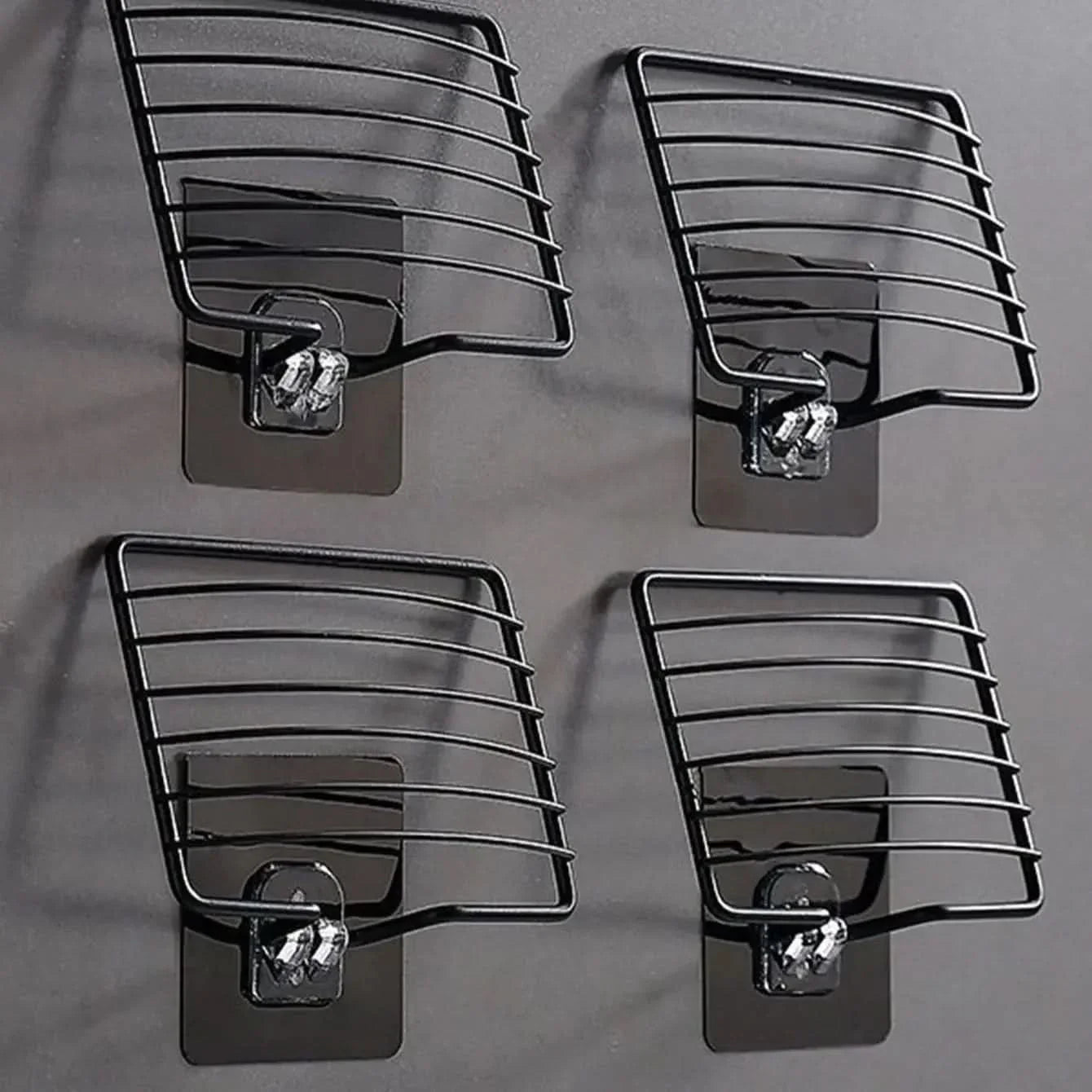 Stainless Steel Soap Rack – Wall-Mounted with Drainage for Bathroom Organization