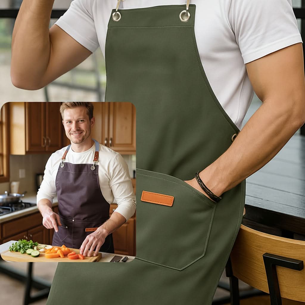 Utility Apron for Everyday Work - Durable and Organized Design