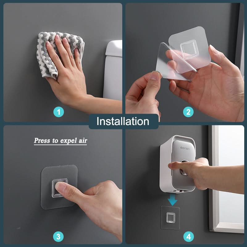 Toothpaste Dispenser – Manual Organizer for a Tidy Bathroom