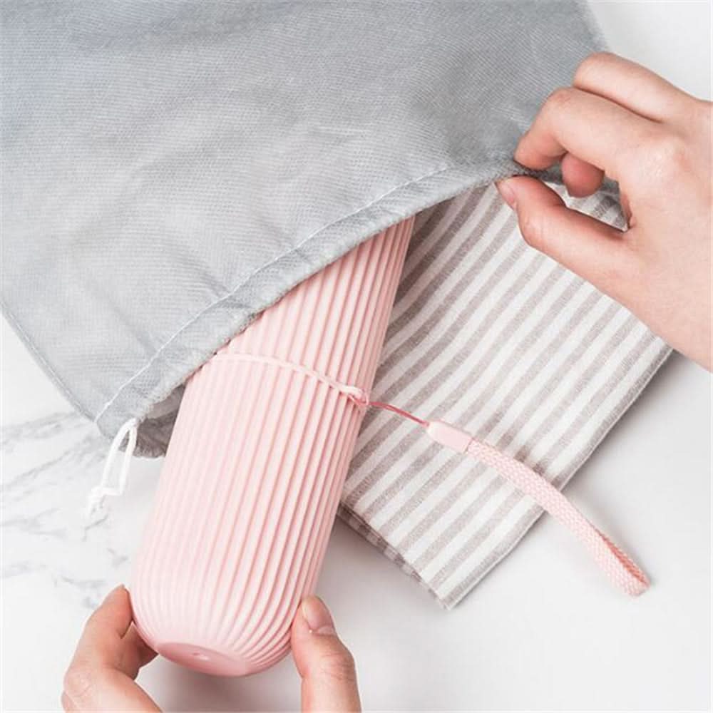 Portable Toothbrush and Toothpaste Holder for Travel – Compact Hygiene Case