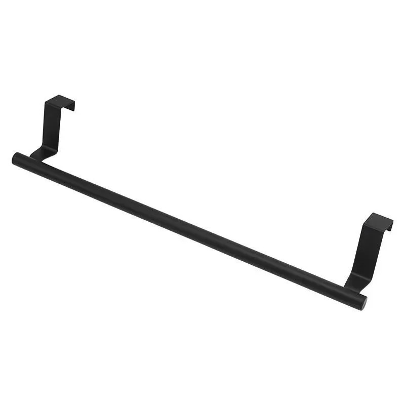 Over-the-Door Towel Rack - Stainless Steel Bar for Kitchen and Bathroom