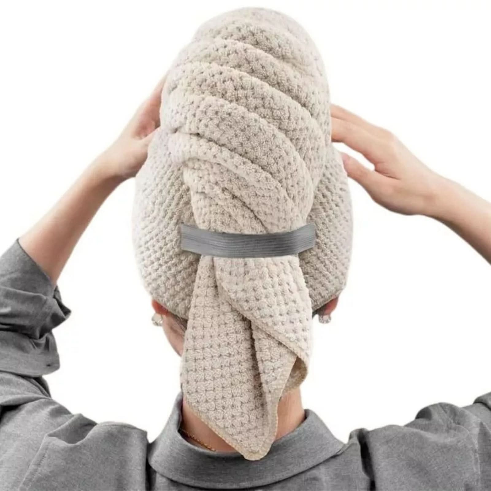 Coral Velvet Hair Drying Towel Wrap – Reduces Frizz and Quick Drying