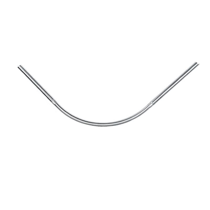 Extendable L-Shaped Shower Curtain Rod – Punch-Free Stainless Steel for Bathrooms