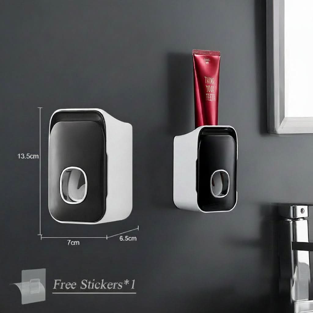 Manual Toothpaste Dispenser for a Tidy Bathroom Setup