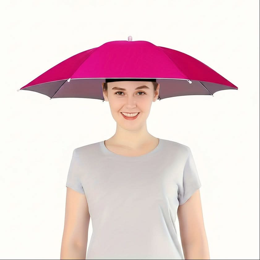 Hands-Free Sun Protection Umbrella Hat – Lightweight Outdoor Design