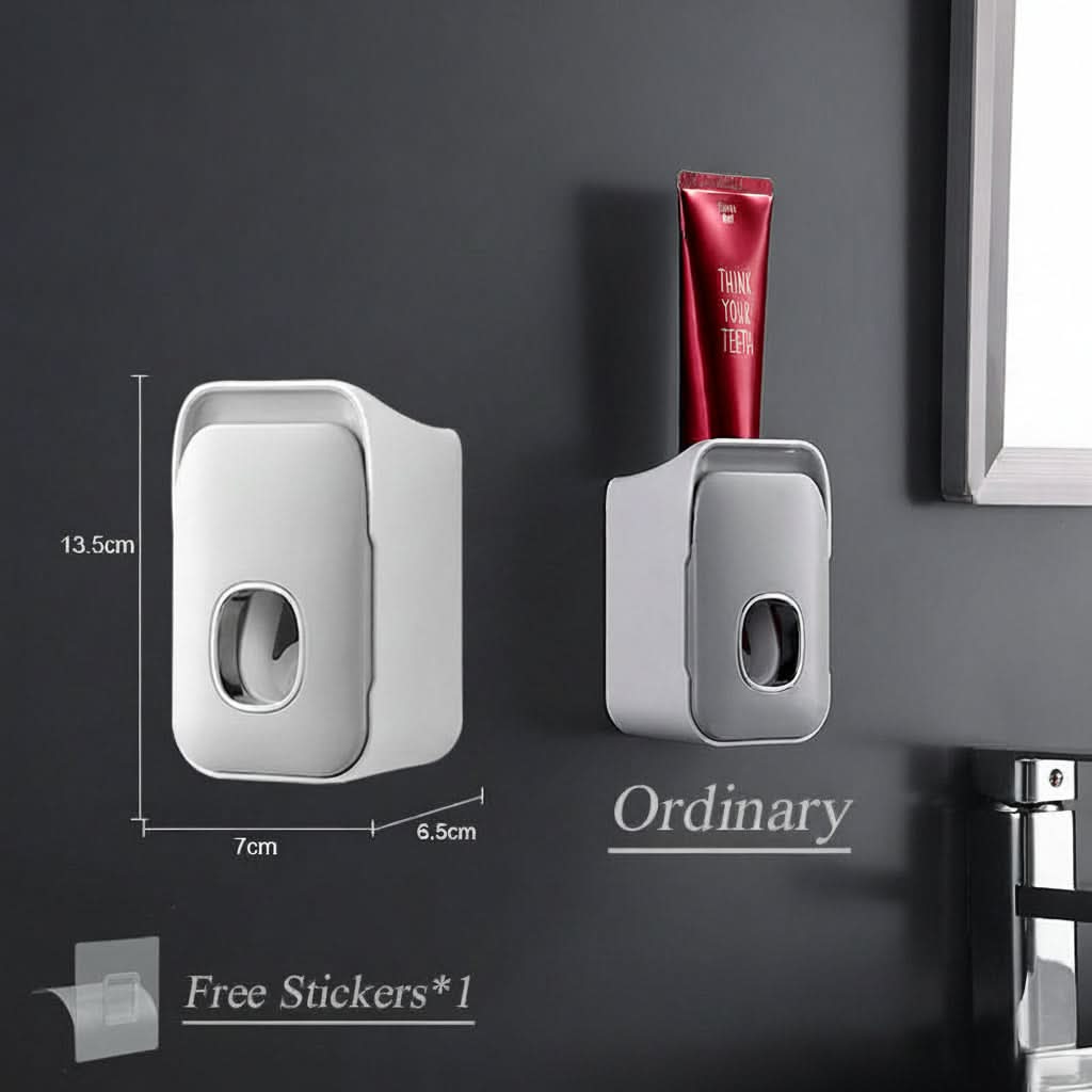Toothpaste Dispenser – Manual Organizer for a Tidy Bathroom