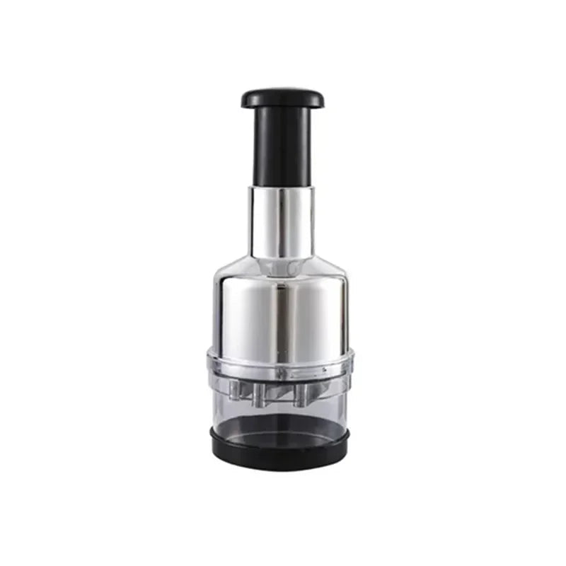 Effortless Veggie Slicer: Stainless Steel Chopper with Easy Clean Design