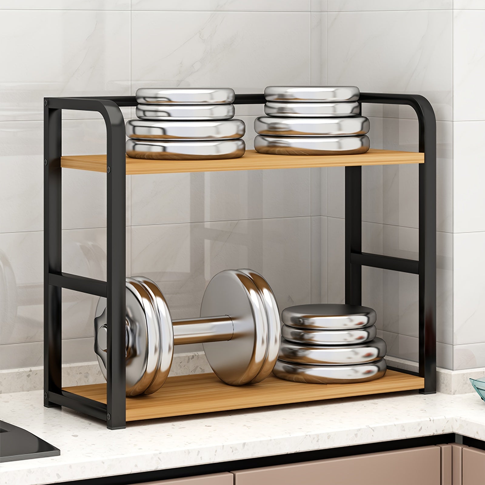 Elegant Stainless Steel Spice Organizer for Your Kitchen