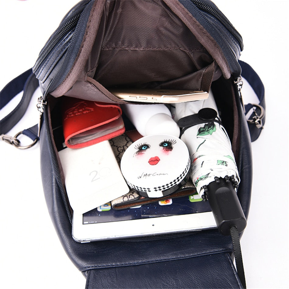 Secure & Stylish Leather Backpack for Everyday Adventures